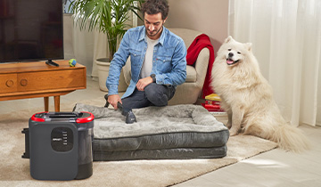 Das Bild zeigt Polti StainOver in Aktion