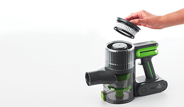 Das Bild zeigt den oberen Teil des Filters.