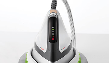 Das Bild zeigt das Digitaldisplay von Polti Vaporella Instant VI50.20