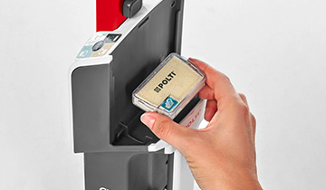 Polti Vaporetto Style Einsetzen des Kalkfilters