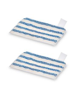 PAEU0301-Set aus 2 waschbaren Bodenreinigungstücher aus Mikrofaser mit hoher Gleitfähigkeit Vaporetto PAEU0301