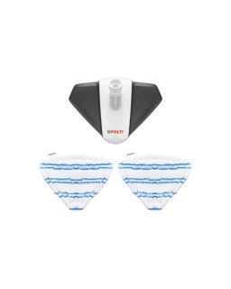 Triangular brush with 2 cloths PAEU0400 for Polti Vaporetto Style